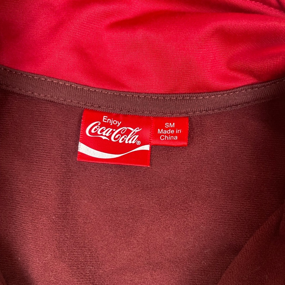 Coca Cola Womens Cropped Jacket Size Small - Picture 6 of 7